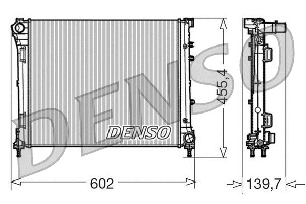 Radiator, engine cooling (WG1919027)