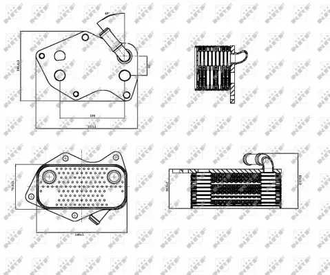 Oil Cooler, engine oil