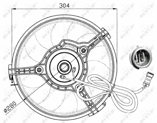 Fan, engine cooling