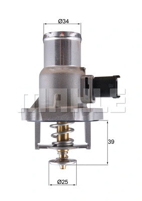 Thermostat, coolant (WG2224791)