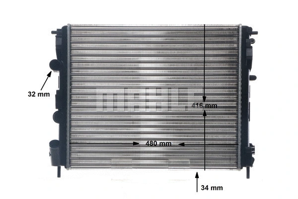 Radiator, engine cooling