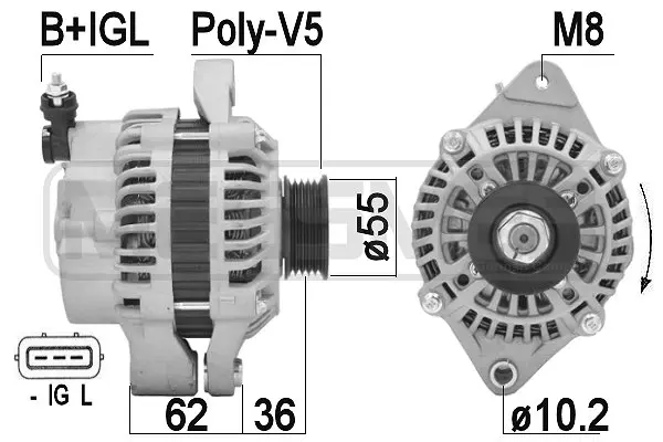 Alternator (WG2011301)