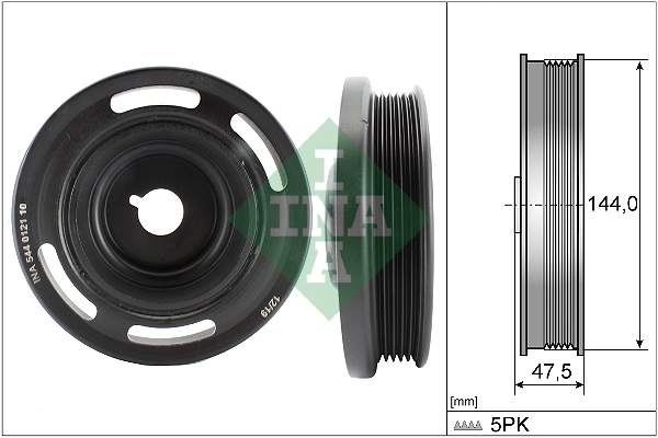Belt Pulley, crankshaft (WG2101391)