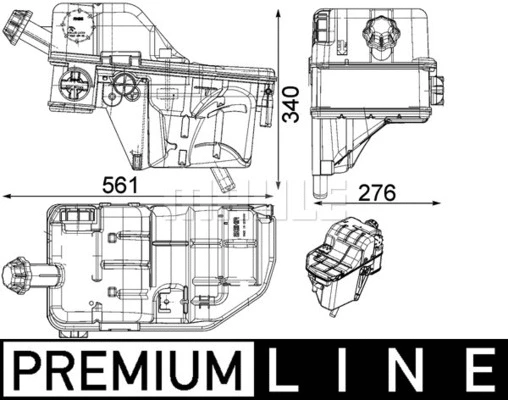 Expansion Tank, coolant (WG2184296)