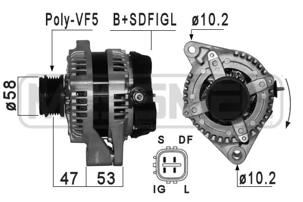 Alternator (WG2012322)