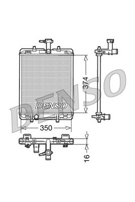 Radiator, engine cooling (WG1919368)