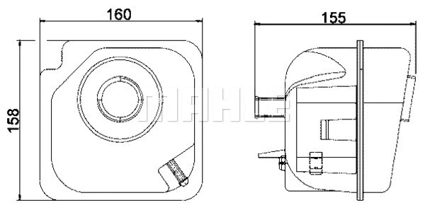 Expansion Tank, coolant (WG2184375)