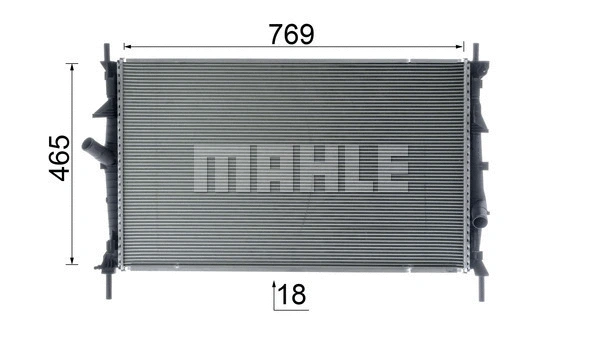 Radiator, engine cooling