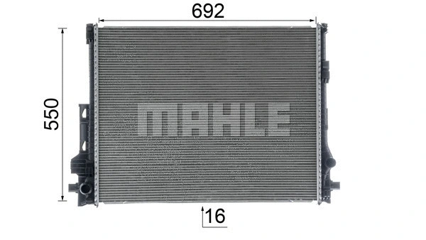 Radiator, engine cooling