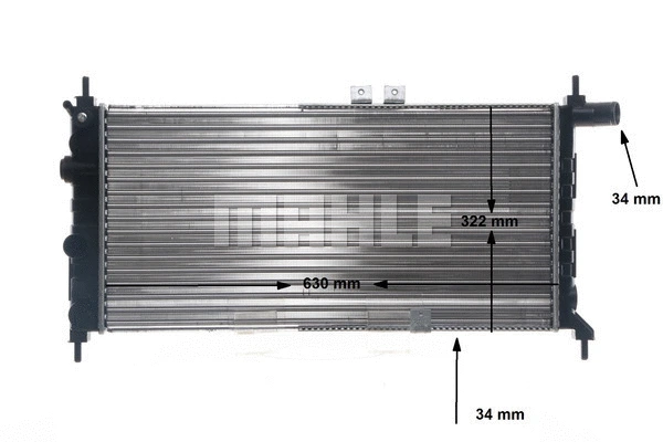 Radiator, engine cooling