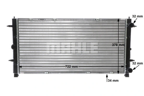 Radiator, engine cooling