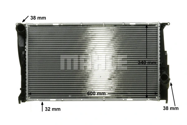 Radiator, engine cooling