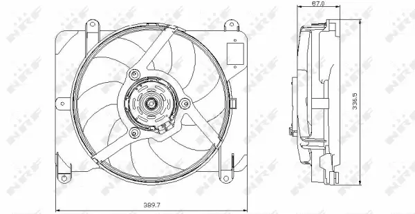 Fan, engine cooling