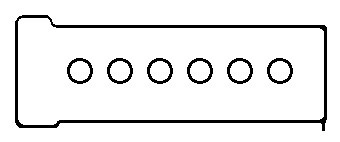 Gasket Set, cylinder head cover (WG1767636)
