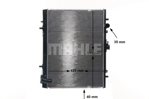 Radiator, engine cooling