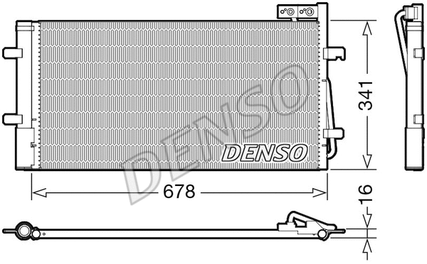 Condenser, air conditioning (WG1917104)