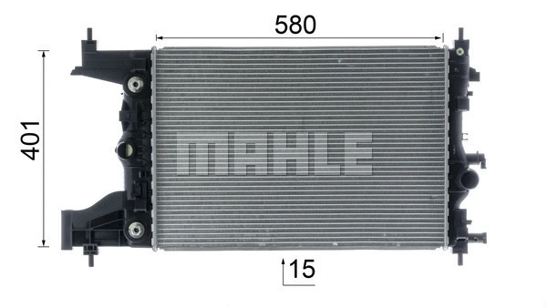 Radiator, engine cooling