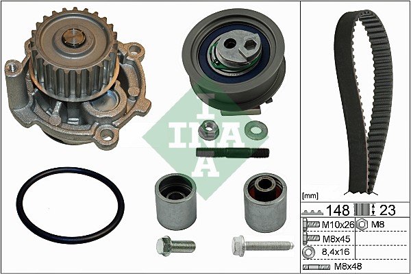 Water Pump & Timing Belt Kit (WG1710040)