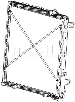 Radiator, engine cooling