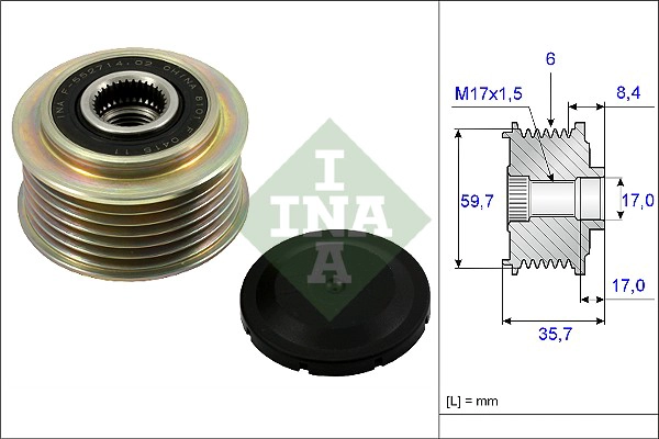 Alternator Freewheel Clutch (WG1253794)