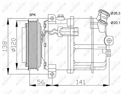 Compressor, air conditioning (WG2159148)