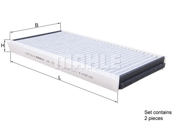 Filter, cabin air (WG1215589)