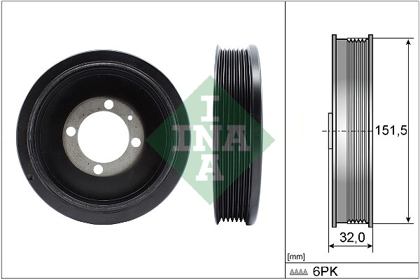 Belt Pulley, crankshaft (WG2148692)