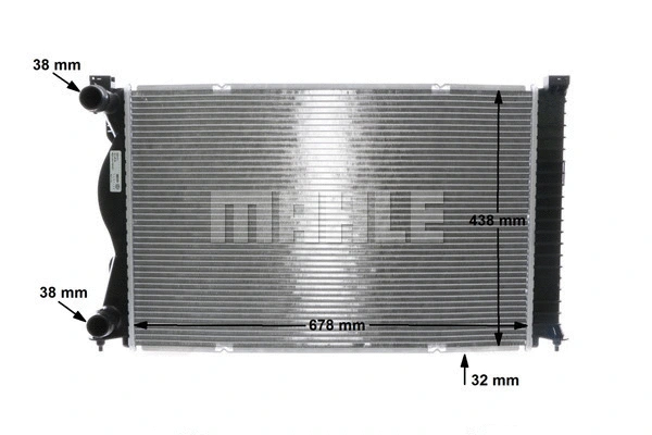 Radiator, engine cooling