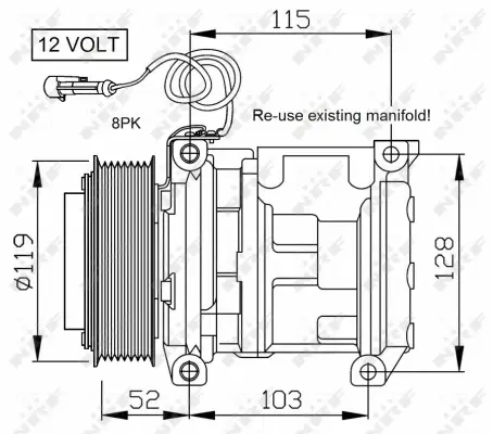 Compressor, air conditioning (WG2260586)