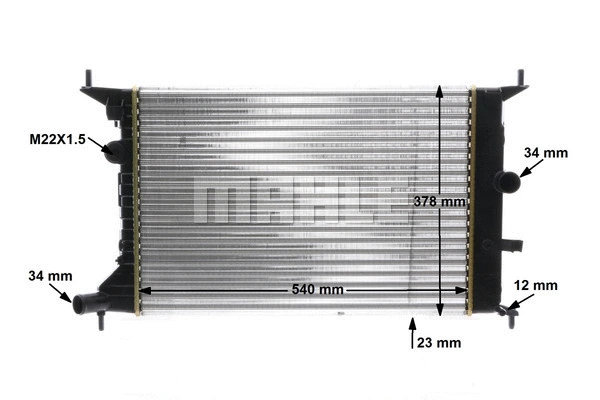 Radiator, engine cooling