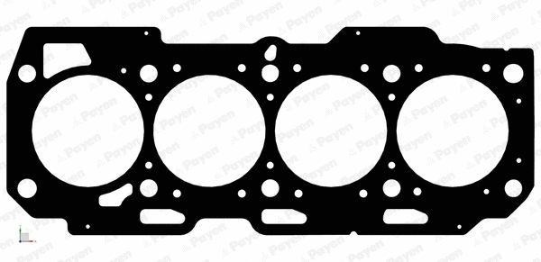 Gasket, cylinder head (WG1178124)
