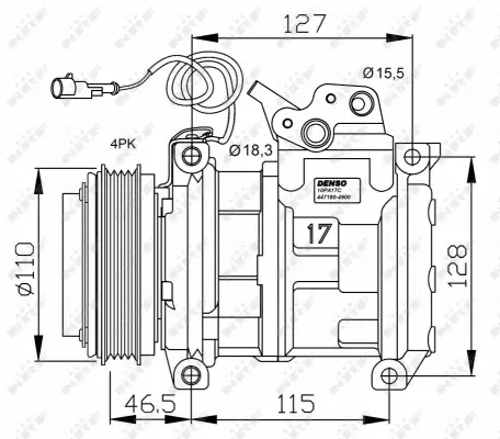 Compressor, air conditioning (WG2159449)