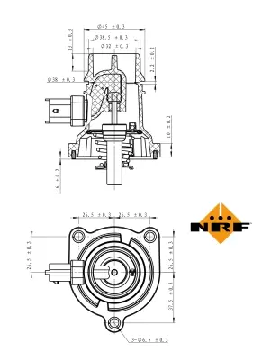 Thermostat, coolant