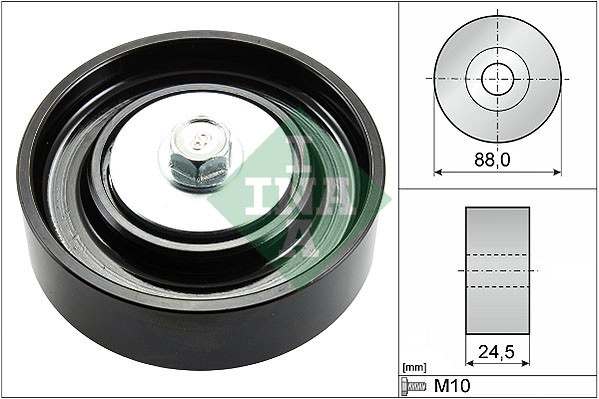 Deflection/Guide Pulley, V-ribbed belt (WG1780543)