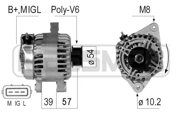 Alternator (WG2012199)