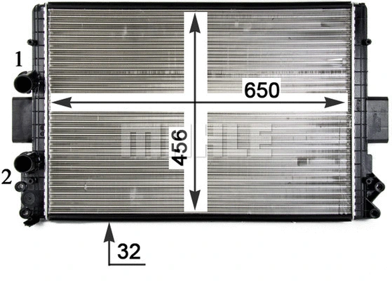 Radiator, engine cooling
