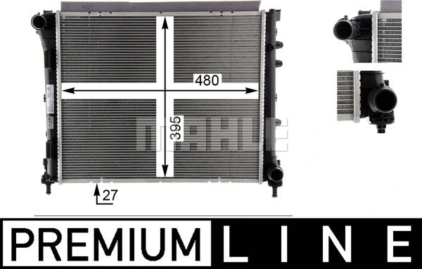 Radiator, engine cooling