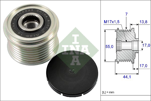 Alternator Freewheel Clutch (WG1253741)