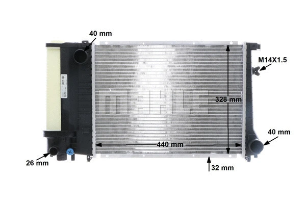 Radiator, engine cooling