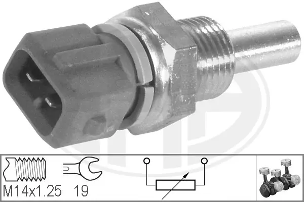 Sensor, coolant temperature (WG1492434)