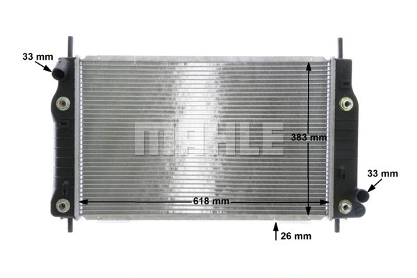 Radiator, engine cooling