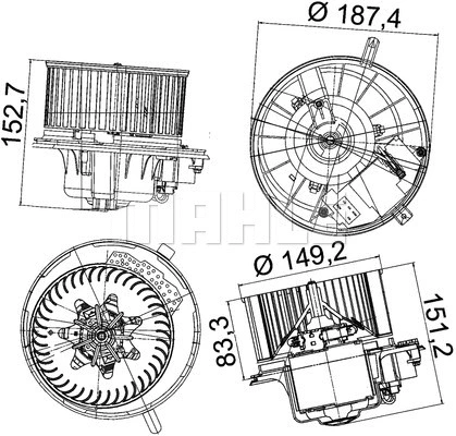 Interior Blower (WG2179786)