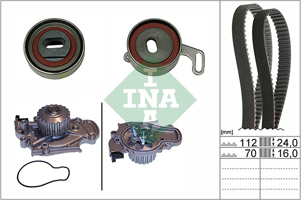 Water Pump & Timing Belt Kit (WG1725040)