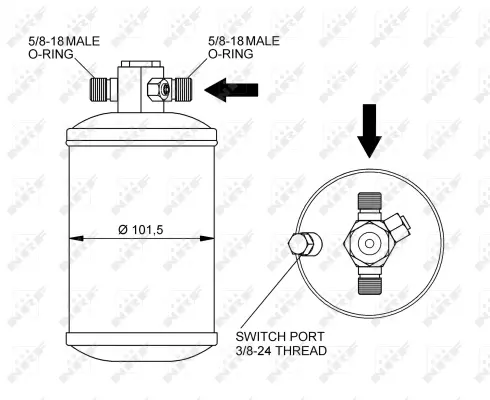 Dryer, air conditioning (WG2204271)