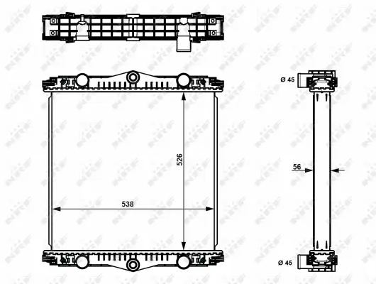 Radiator, engine cooling