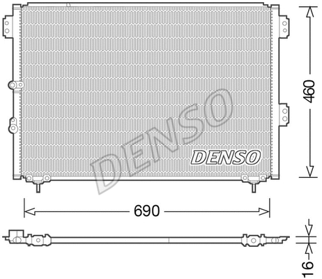 Condenser, air conditioning (WG1917542)
