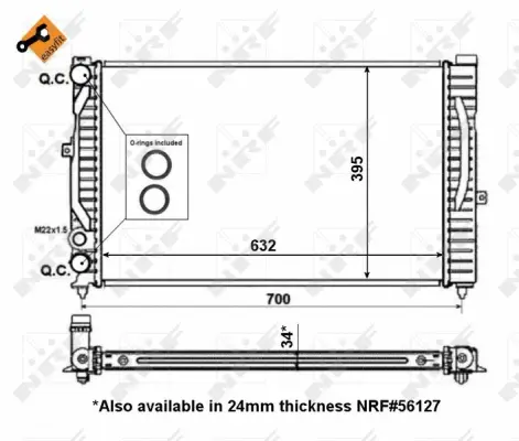 Radiator, engine cooling
