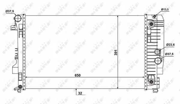 Radiator, engine cooling
