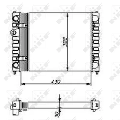 Radiator, engine cooling