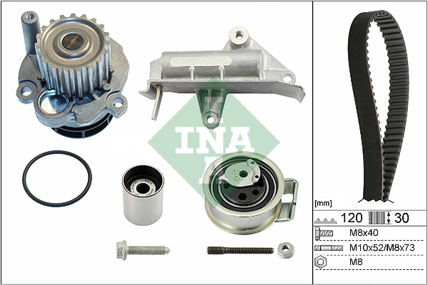 Water Pump & Timing Belt Kit (WG1251382)
